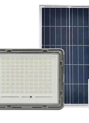 Вуличний led ліхтар на сонячних батареях прожектор світлодіодний вуличний 600 led 400 вт із сонячною панеллю hp-5-72