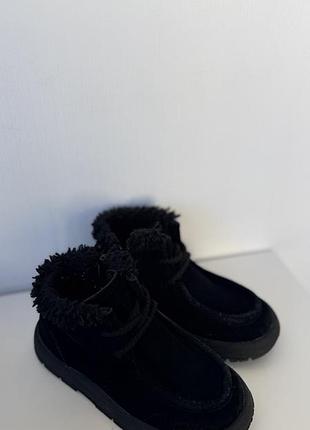 Черевики жіночі zara зимові чорні