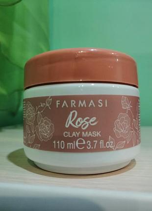 Маска для обличчя farmasi rose clay mask 110 мл