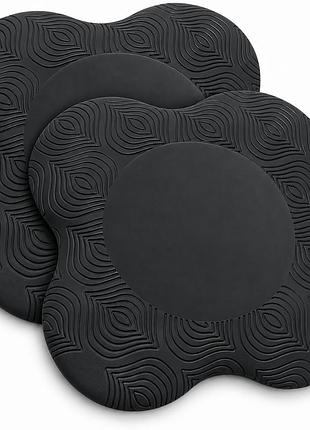 Подставки под колени и локти apx 419, 2 шт, 20×20 см, для йоги и фитнеса, черные