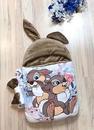 Спальник детский на выписку и прогулки зима