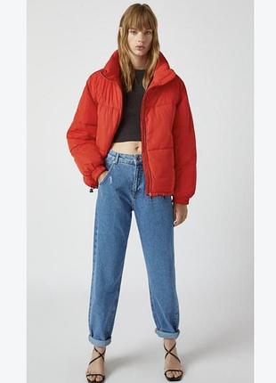 Жіноча куртка червона bershka s