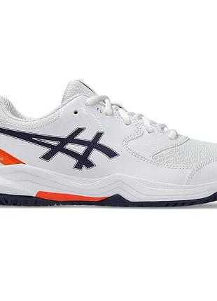 Подростковые кроссовки asics gel-dedicate 8 gs белый р. 37,5(стелька 24,5 см)