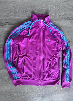 Модна яскрава олімпійка на застібці блискавці adidas