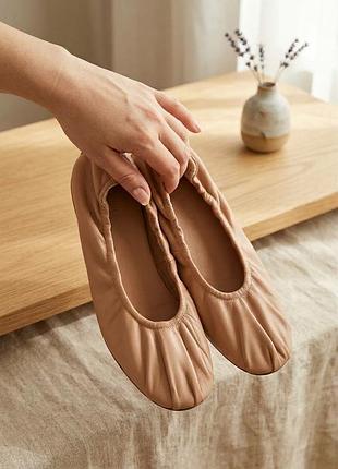 Преміум люкс шкіряні балетки руш russell & bromley butterfield р.40(25см)