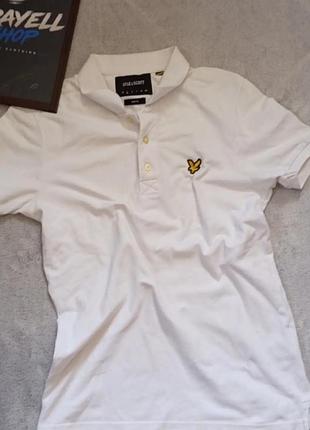 Чоловіче поло lyle&scott біле