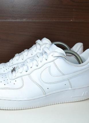 Nike air force 1 кроссовки 43-42.5р кожаные оригинал