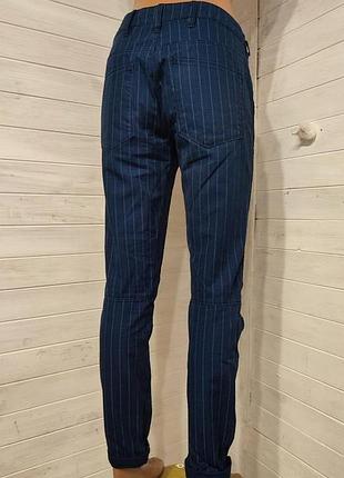 Легкие джинсы g-star raw 5622 3d mid boyfriend в полоску, р. s-m (на бирке 24/34)