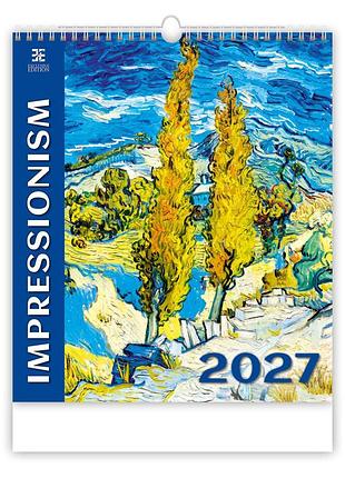 Календарь настенный 2027 helma 45 x 52 см impressionism (n255-27)