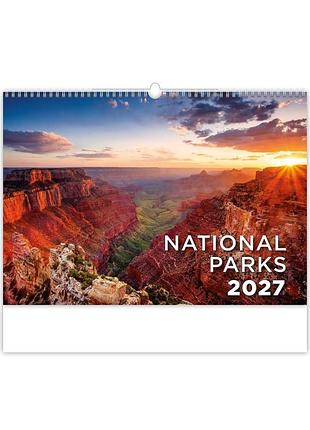 Календарь настенный 2027 helma 45 x 31,5 см national parks (n132-27)