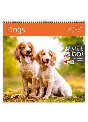 Календарь настенный 2027 helma 30 x 30 см dogs (lp02-27)