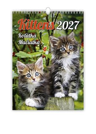 Календарь настенный 2027 helma 24 x 33 см kittens (n180-27)