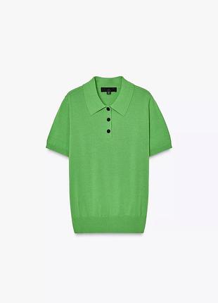 Поло футболка лонг zara
