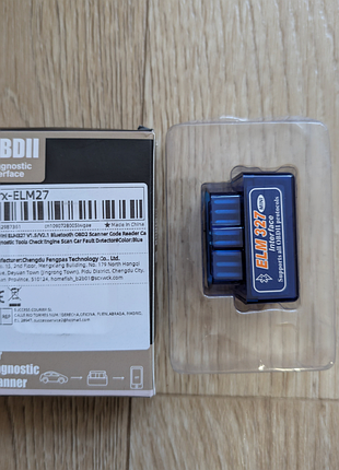 Автомобільна електроніка elm 327 mini v2.1 bluetooth obd-ii (obd2) діагностичний сканер