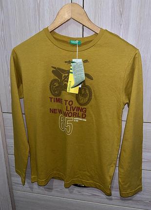 Кофта лонгслів benetton 160 см для хлопчика