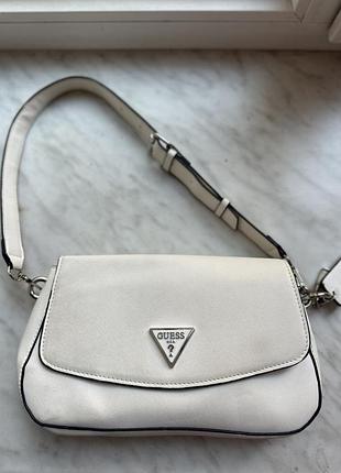 Сумка біла guess