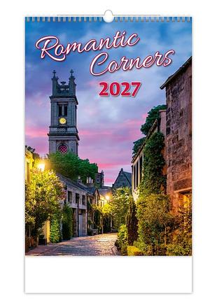 Календарь настенный 2027 helma 31,5 x 45 см romantic corners (n147-27)