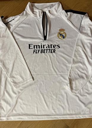Чоловіча спортивна кофта real madrid біла
