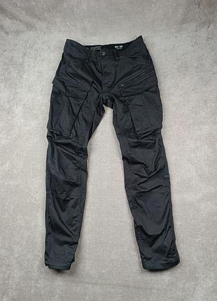 Мужские карго штаны на утяжках g-star raw rovic zip 3d cargo regular tapered