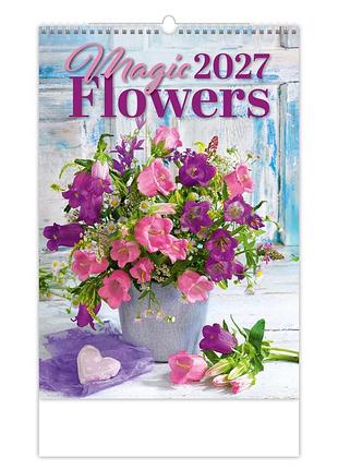 Календарь настенный 2027 helma 31,5 x 45 см magic flowers (n145-27)