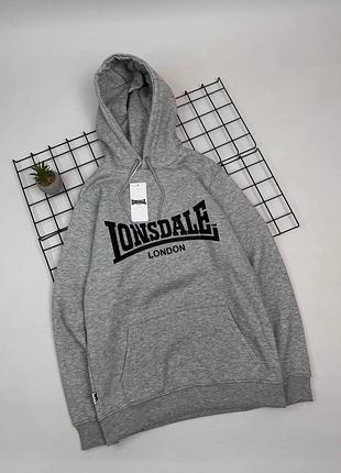 Худі lonsdale сірий