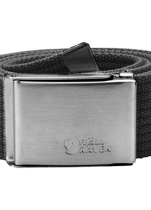 Ремінь fjallraven canvas belt dark grey