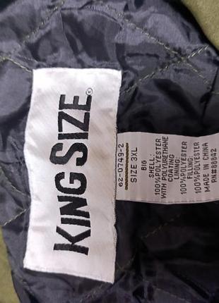 Куртка чоловіча military king size хакі 5