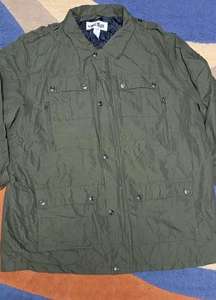 Куртка чоловіча military king size хакі 2