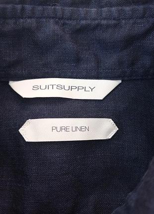 Рубашка мужская suitsupply 100% лен 2