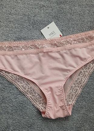 Жіночі мереживні трусики бікіні marks & spencer р. 8
