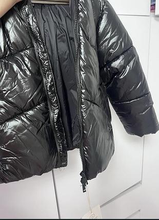 Куртка дитяча zara чорна розмір 122 6