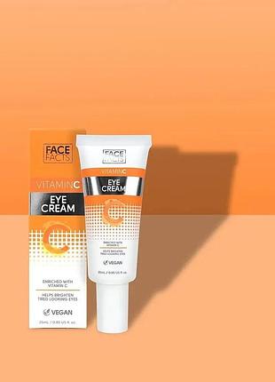 Крем для шкіри навколо очей face facts vitamin c, 25 мл