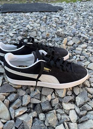 Кросівки чоловічі puma suede classic чорні 29,3 см