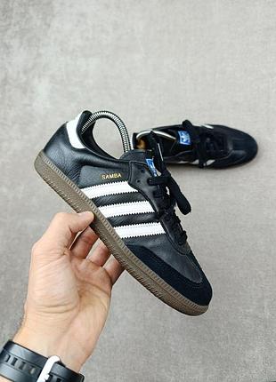 Кожаные кроссовки adidas samba og leather