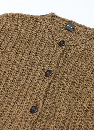 Кардиган вовняний вільний укорочений грубого в'язання, clothcraft.