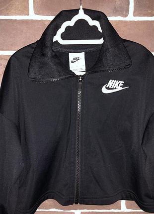 Кофта для дівчинки nike укорочена чорна 3