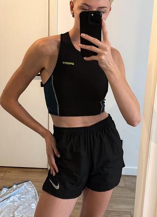 Спортивний топ workout чорний, розмір xs/s