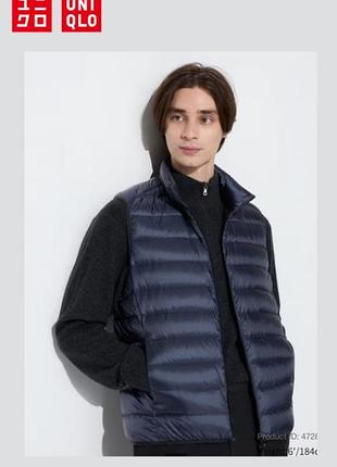Ультралегкий пуховый жилет uniqlo