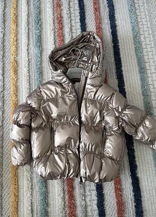 Куртка для дівчинки matalan срібляста 5 років