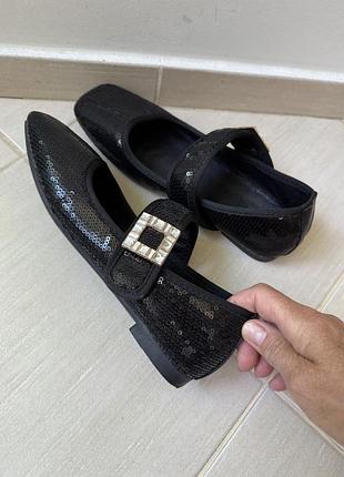 Продам балетки в паєтки 6