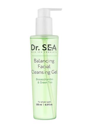 Балансирующий гель для лица с биосахаридами и зеленым чаем dr. sea