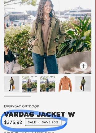 Fjallraven vardag women's jacket s куртка outdoor трекінгова хакі туристична повсякденна