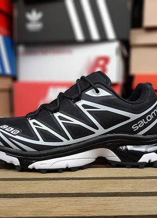 Кросівки salomon xt-6 чорні з білим
