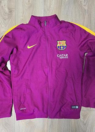 Barcelona fcb nike mens tracksuit jacket size m