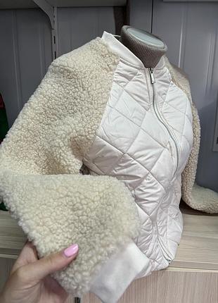 Курточка стьобана без капюшона 🥰