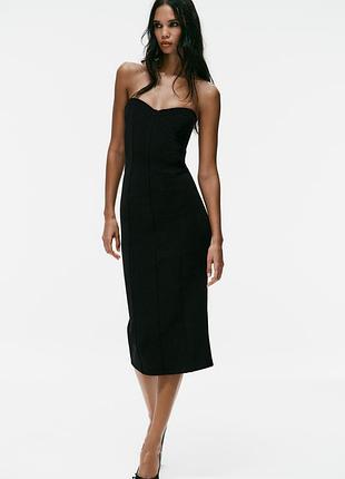 Сукня жіноча чорна еластична zara new