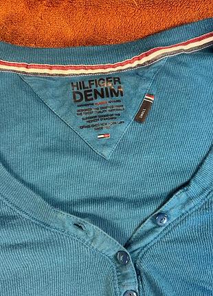 Вінтажний синій лонг hilfiger denim 3
