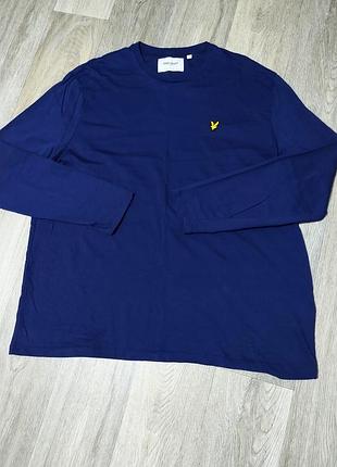 Мужская лёгкая брендовая кофта lyle & scott , размер 3xl , 100 organic cotton .