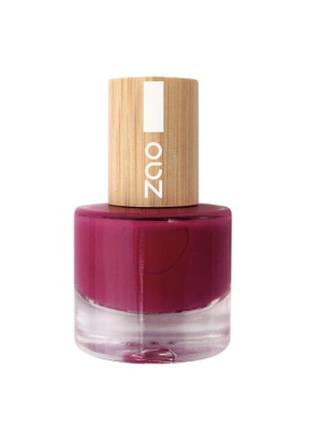 Лак для нігтів zao №663 framboise — малиновий, 8 мл
