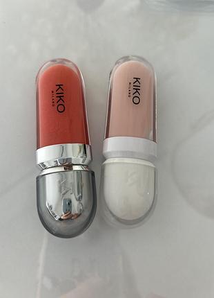 Блиск для губ kiko milano в асортименті